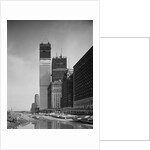 World Trade Center Twin Towers Under Construction by Anonymous