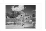 Entrance to the San Jose de la Laguna Mission by Corbis