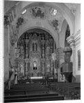 Interior of the Mission Church of San Xavier del Bac by Anonymous