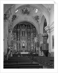 Interior of the Mission Church of San Xavier del Bac by Anonymous