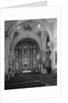 Interior of the Mission Church of San Xavier del Bac by Anonymous