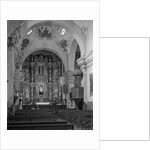 Interior of the Mission Church of San Xavier del Bac by Anonymous