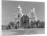 Facade of the Mission Church of San Xavier del Bac by Anonymous