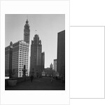 Wrigley Building and the Tribune Tower by Anonymous