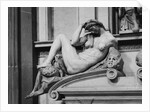 Detail of Night from the Tomb of Giuliano de' Medici by Michelangelo Buonarroti