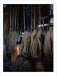 Ropes Controlling Scenery at Metropolitan Opera House by Anonymous