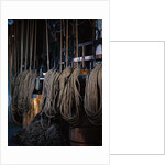 Ropes Controlling Scenery at Metropolitan Opera House by Anonymous