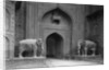Elephant Statues at Red Fort by Anonymous