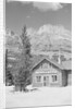 Trading Post near Tree Lined Mountains by Anonymous