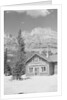 Trading Post near Tree Lined Mountains by Anonymous