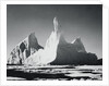 Iceberg Rising From Arctic Waters by Anonymous