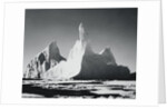 Iceberg Rising From Arctic Waters by Anonymous