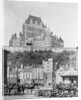 Chateau Frontenac Above Town by Anonymous