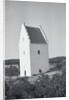Couple Relaxing in Window of Large Sand Engulfed Church by Anonymous