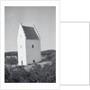 Couple Relaxing in Window of Large Sand Engulfed Church by Anonymous