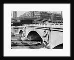 View of Bridge Along the Seine by Anonymous