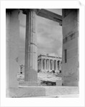 View of Workers at Parthenon Building Site by Anonymous
