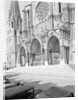 Exterior Showing the Cathedral of Chartres by Anonymous