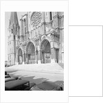 Exterior Showing the Cathedral of Chartres by Anonymous