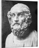 View of Statue of Homer by Anonymous