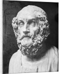 View of Statue of Homer by Anonymous
