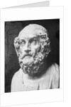 View of Statue of Homer by Anonymous
