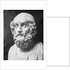 View of Statue of Homer by Anonymous