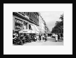 Sidewalk Cafe on the Champs-Elysees in Paris by Anonymous
