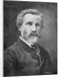Portrait of Opera Composer Giuseppe Verdi by Anonymous