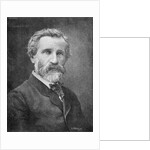 Portrait of Opera Composer Giuseppe Verdi by Anonymous