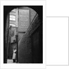 Man Outside Ye Olde Mitre Tavern by Anonymous