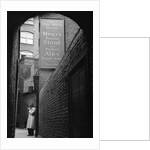 Man Outside Ye Olde Mitre Tavern by Anonymous