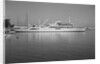 Onassis Yacht Docked on Shore by Anonymous