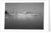 Onassis Yacht Docked on Shore by Anonymous
