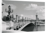 View of Pont Alexander III Bridge Scene by Anonymous