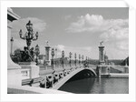 View of Pont Alexander III Bridge Scene by Anonymous