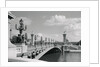 View of Pont Alexander III Bridge Scene by Anonymous