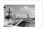 View of Pont Alexander III Bridge Scene by Anonymous