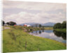 Connecticut River and Farm by Anonymous