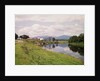 Connecticut River and Farm by Anonymous