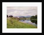 Connecticut River and Farm by Anonymous