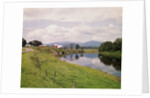 Connecticut River and Farm by Anonymous