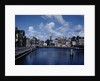 Waterfront Scene in Leiden by Anonymous