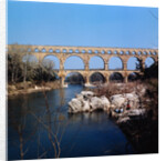 Pont du Gard Aqueduct in France by Anonymous