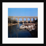Pont du Gard Aqueduct in France by Anonymous
