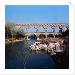 Pont du Gard Aqueduct in France by Anonymous
