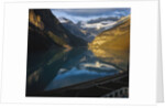 Mountains Surrounding Lake Louise by Anonymous