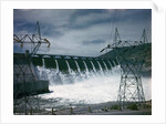 Water Flowing Over Spillway of Grand Coulee Dam by Anonymous
