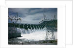 Water Flowing Over Spillway of Grand Coulee Dam by Anonymous