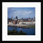 Weser River and Bremen in Germany by Corbis